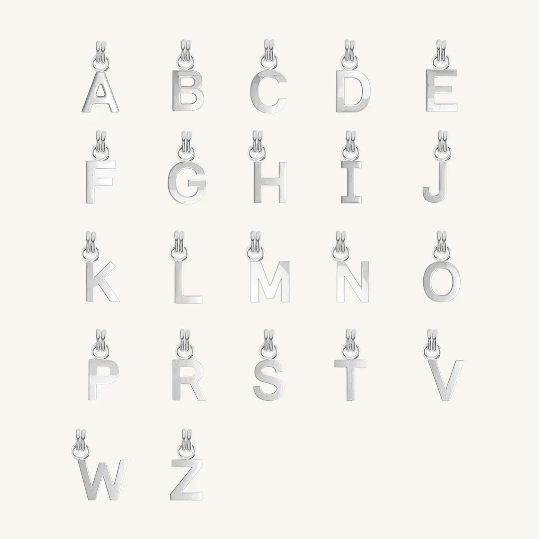 The    Letter Necklace Bobble Chain by  Francesca Jewellery from the Necklaces Collection.