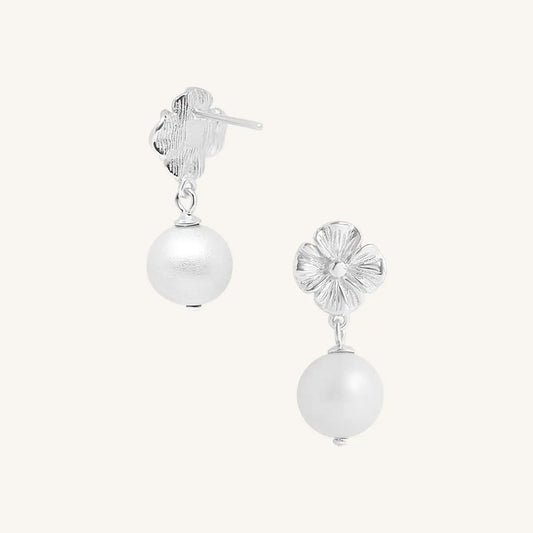 The  SILVER  Harriet Drops by  Francesca Jewellery from the Earrings Collection.