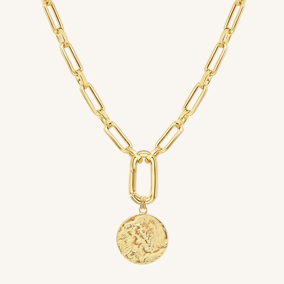 The  GOLD-Link  Imprint Necklace by  Francesca Jewellery from the Necklaces Collection.