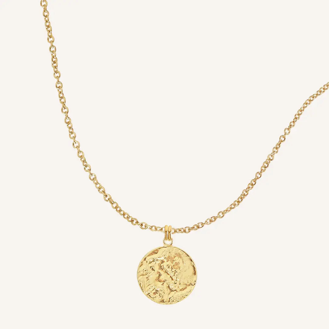 The  GOLD-Plain  Imprint Necklace by  Francesca Jewellery from the Necklaces Collection.