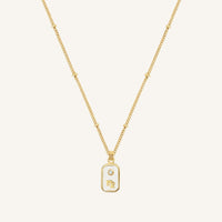 Iridescent Zodiac Necklace