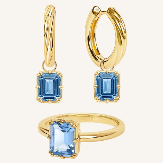 Isla Ring and Hoops Set