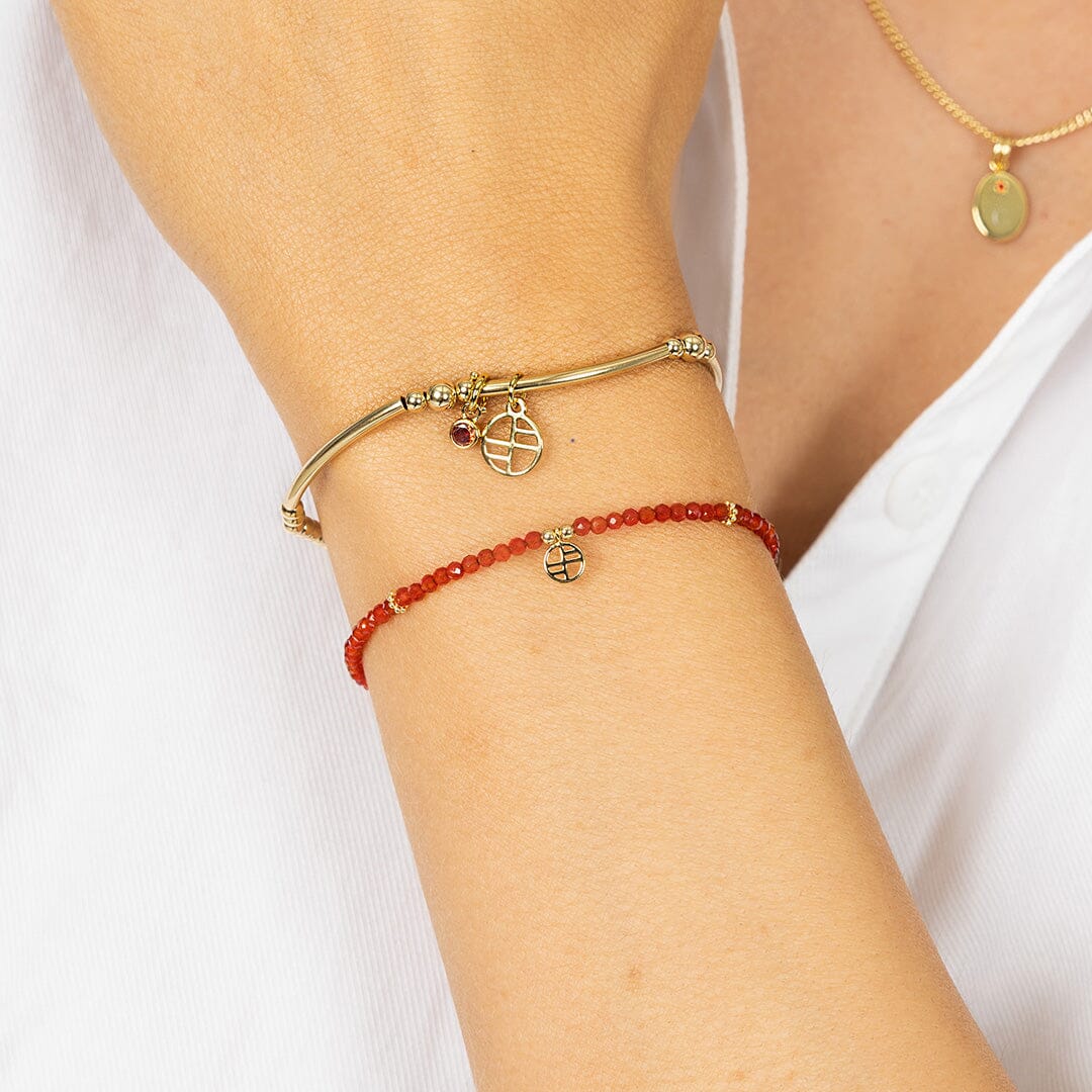 January Birthstone Bracelet