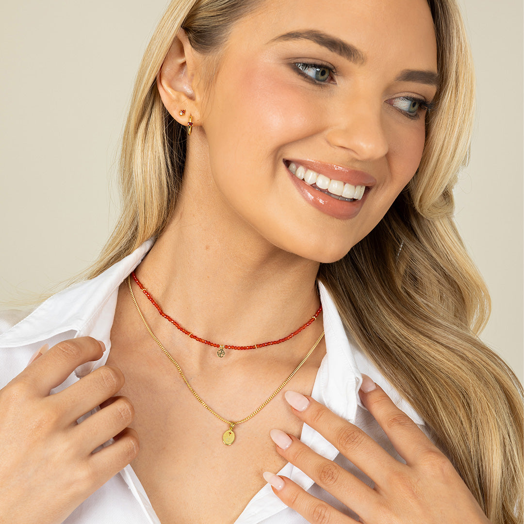 January Birthstone Necklace