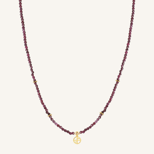 July Birthstone Necklace