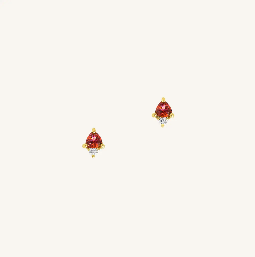 The    January Birthstone Studs by  Francesca Jewellery from the Earrings Collection.
