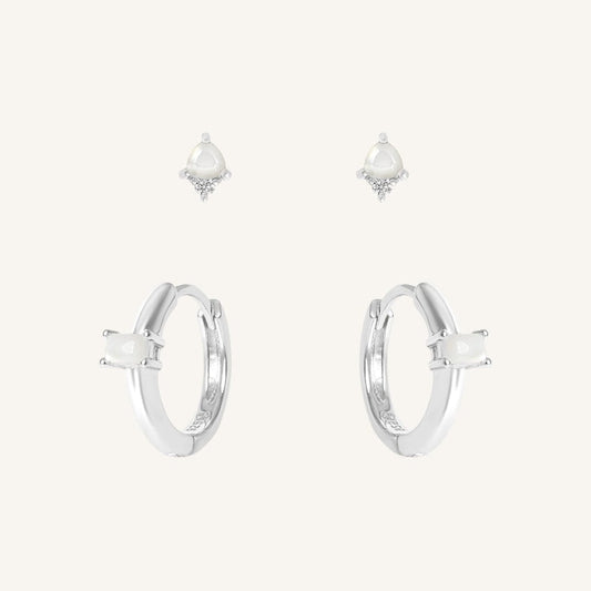 June Birthstone Earring Set