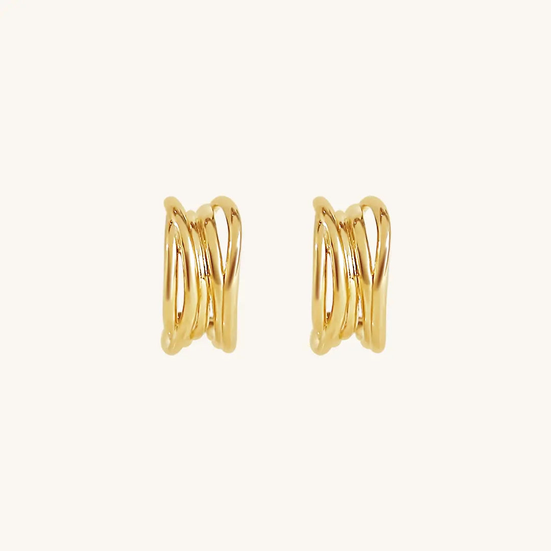 The    June Hoops by  Francesca Jewellery from the Earrings Collection.