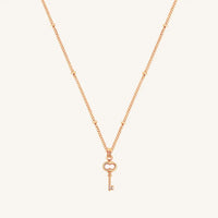 The  ROSE-BOBBLE  Key Necklace by  Francesca Jewellery from the Necklaces Collection.