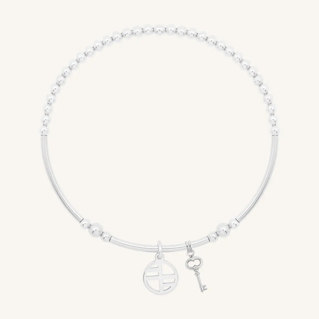 The    Key Charm by  Francesca Jewellery from the Charms Collection.