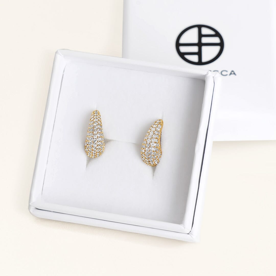 Lily Pavé Hoops