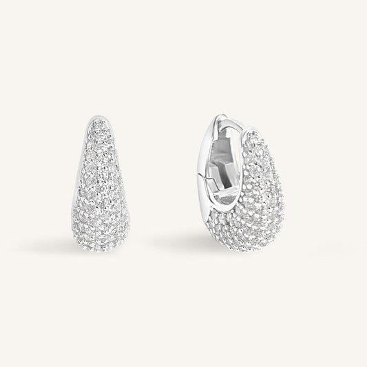 Lily Pavé Hoops