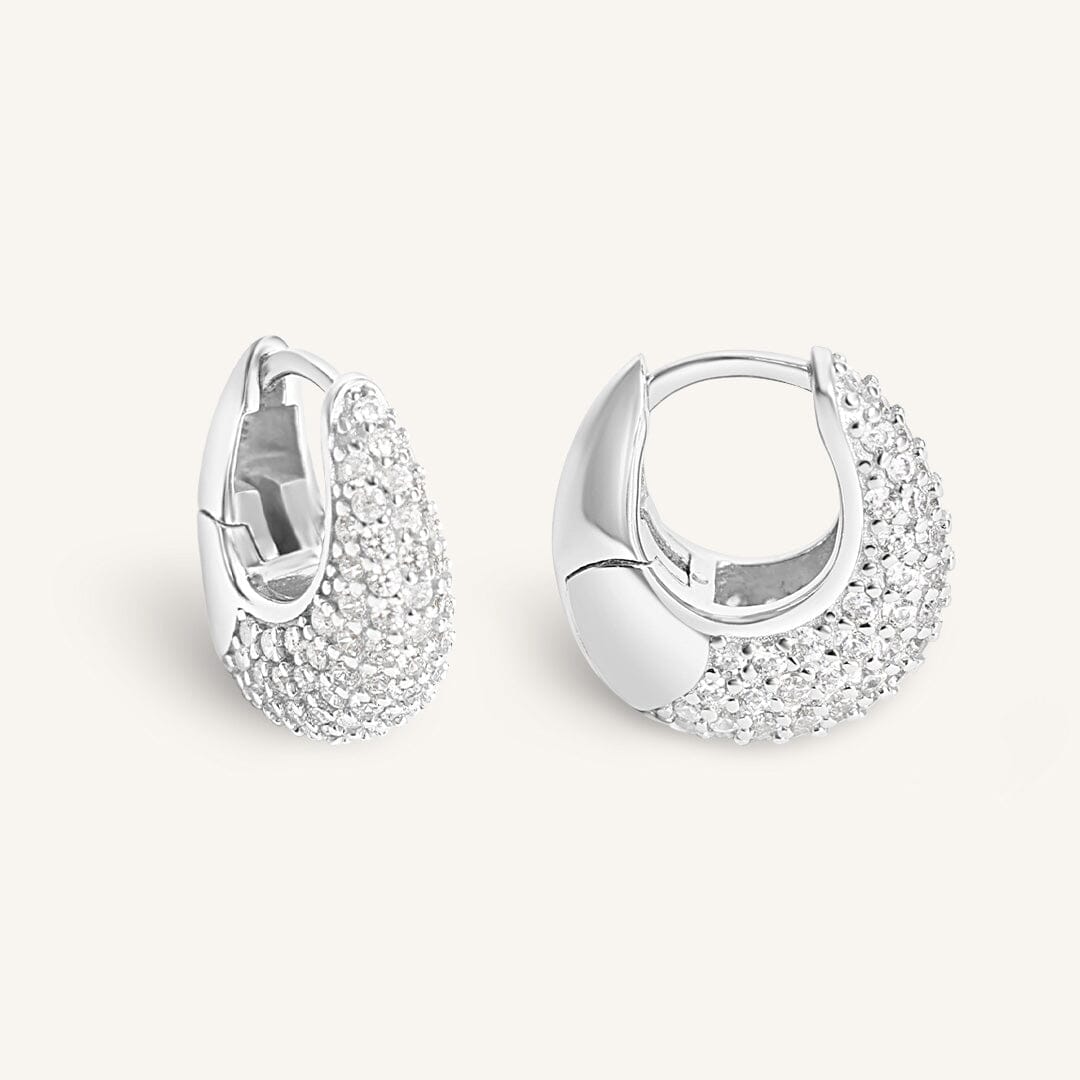 Lily Pavé Hoops