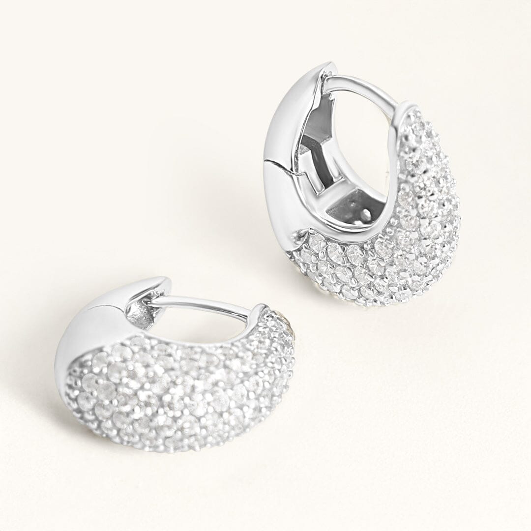 Lily Pavé Hoops