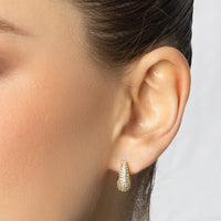 Lily Pavé Hoops