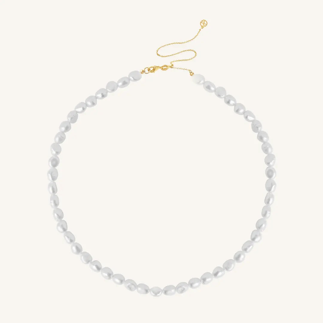 The  GOLD  Maisie Pearl Necklace by  Francesca Jewellery from the Necklaces Collection.