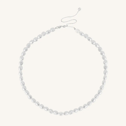The  SILVER  Maisie Pearl Necklace by  Francesca Jewellery from the Necklaces Collection.