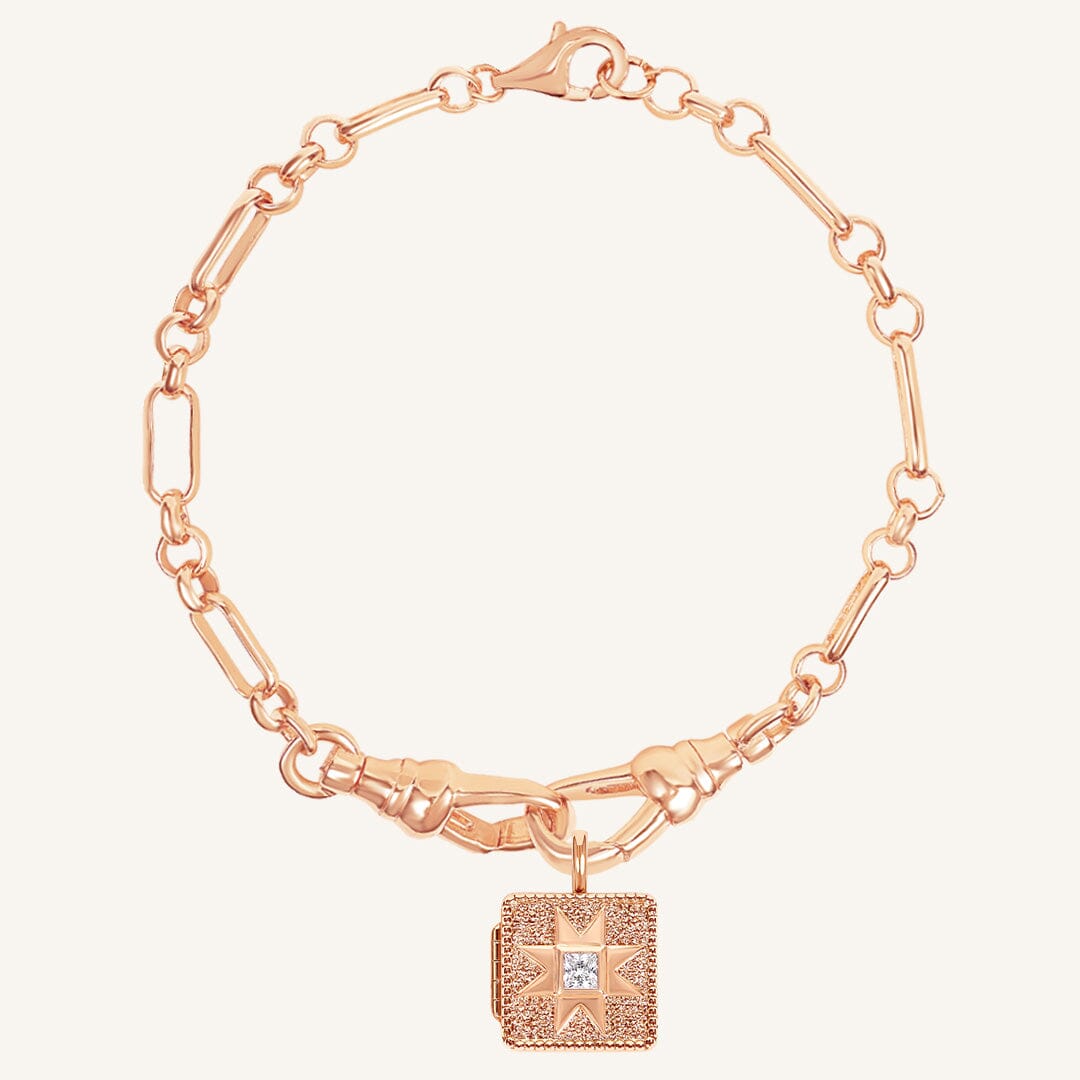 Margot Photo Locket Fob Bracelet