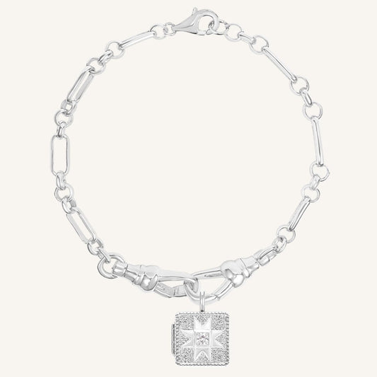 Margot Photo Locket Fob Bracelet