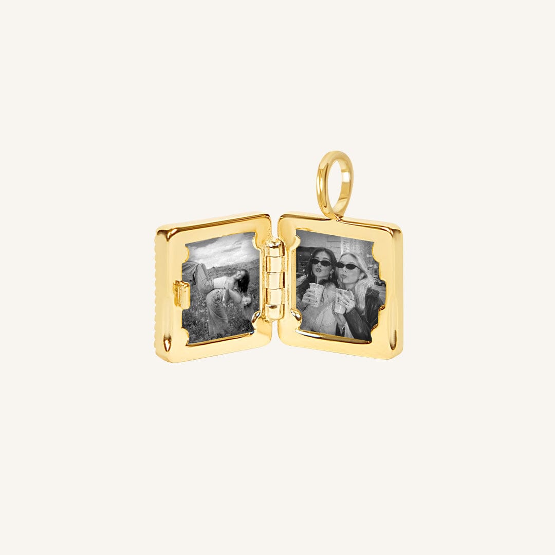 Margot Photo Locket Fob Necklace