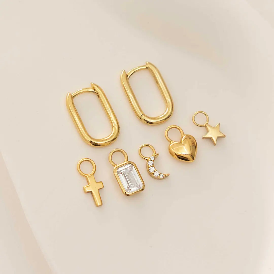 The    Astro Marley Hoops by  Francesca Jewellery from the Earrings Collection.