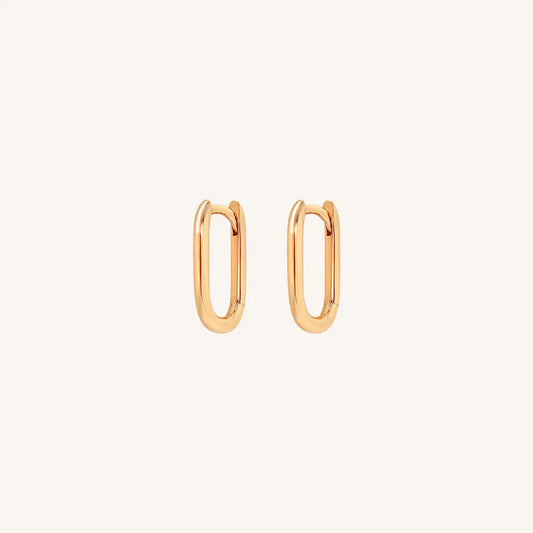 The  ROSE  Marley Hoops by  Francesca Jewellery from the Earrings Collection.
