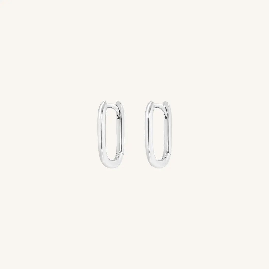 The  SILVER  Marley Hoops by  Francesca Jewellery from the Earrings Collection.