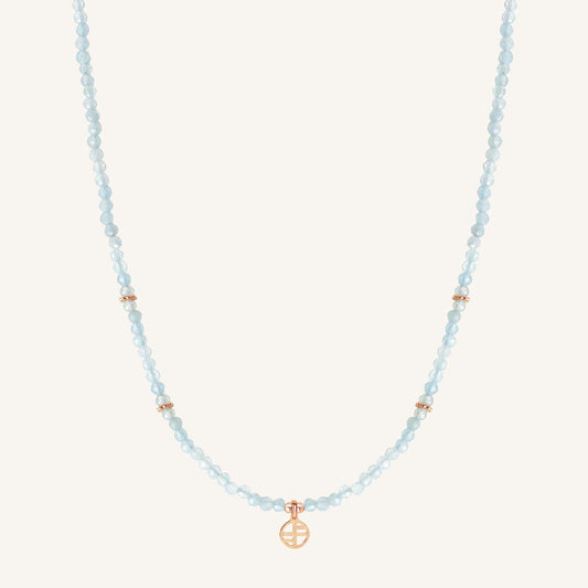 March Birthstone Necklace