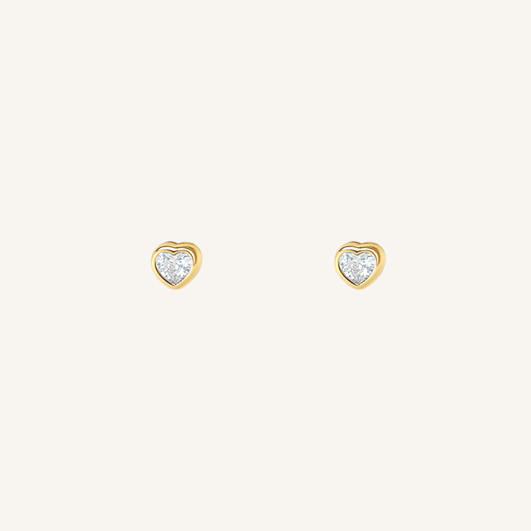 Mini Heart Studs