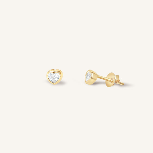 Mini Heart Studs