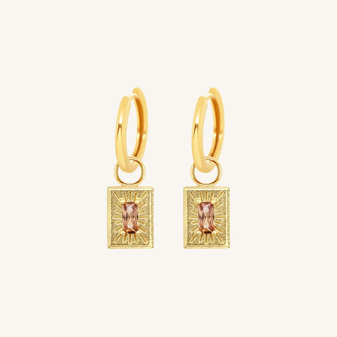 The  GOLD-Ari  Myall Create Hoops by  Francesca Jewellery from the Earrings Collection.