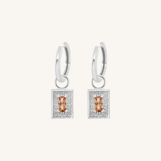 The  SILVER-Ari  Myall Create Hoops by  Francesca Jewellery from the Earrings Collection.