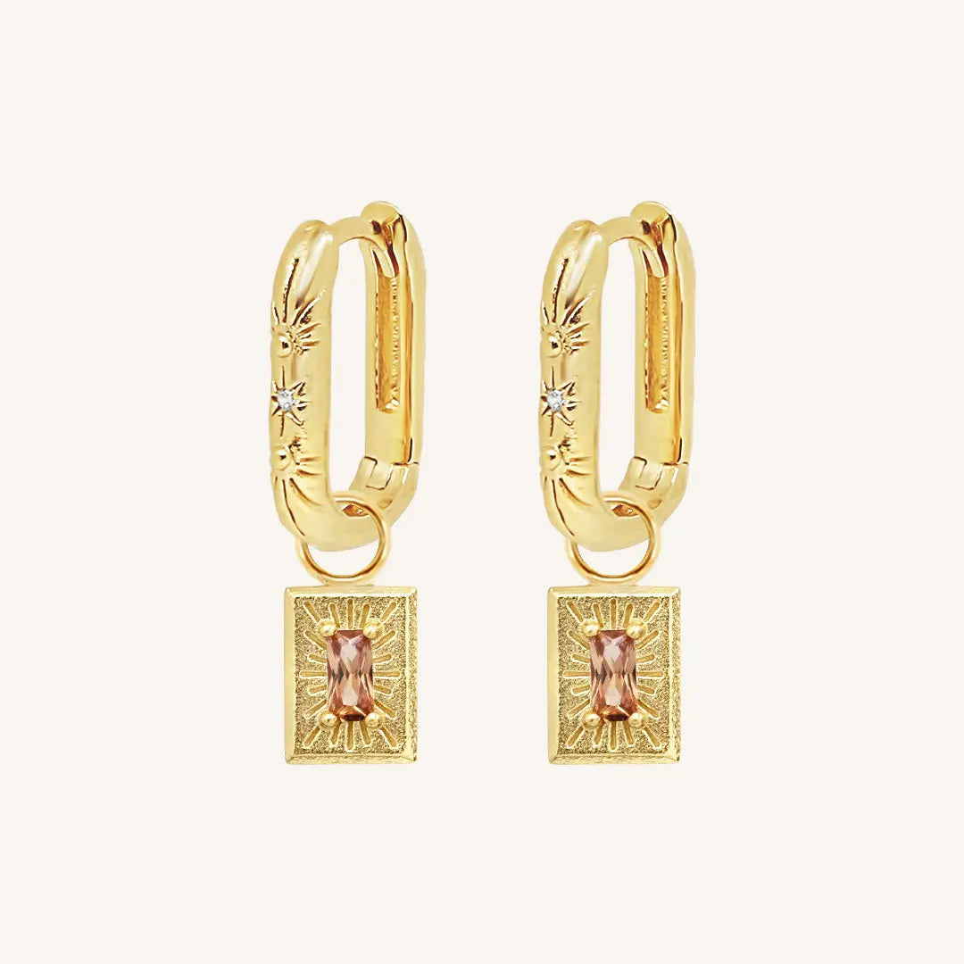 The  GOLD  Myall Corinna Hoops by  Francesca Jewellery from the Earrings Collection.