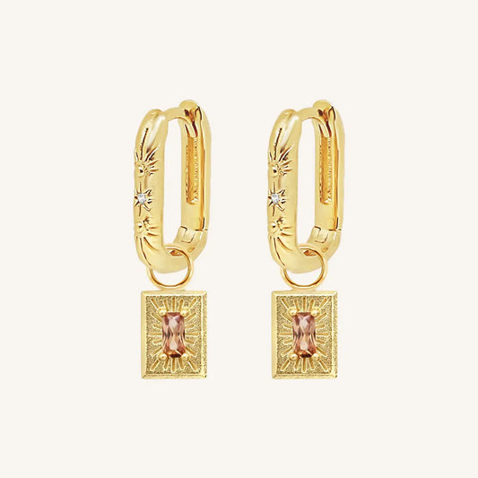 The  GOLD  Myall Corinna Hoops by  Francesca Jewellery from the Earrings Collection.