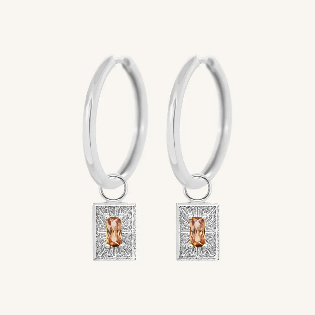 The  SILVER-Riley  Myall Create Hoops by  Francesca Jewellery from the Earrings Collection.