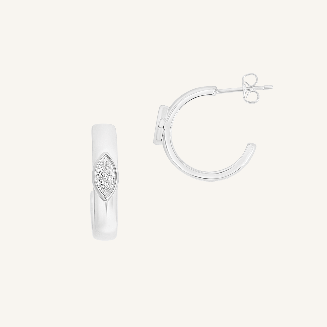Sale‼️Francisca 22 Hoops シルバー フープピアス ペア｜アクセサリー
