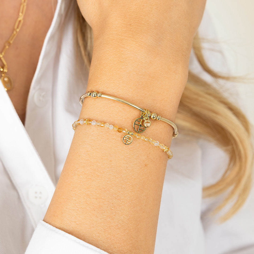 November Aura Birthstone Charm