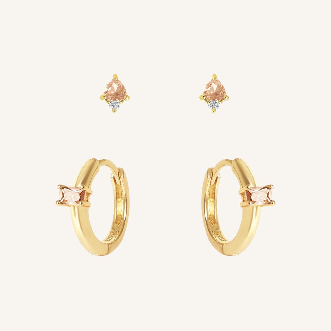 November Birthstone Earring Set