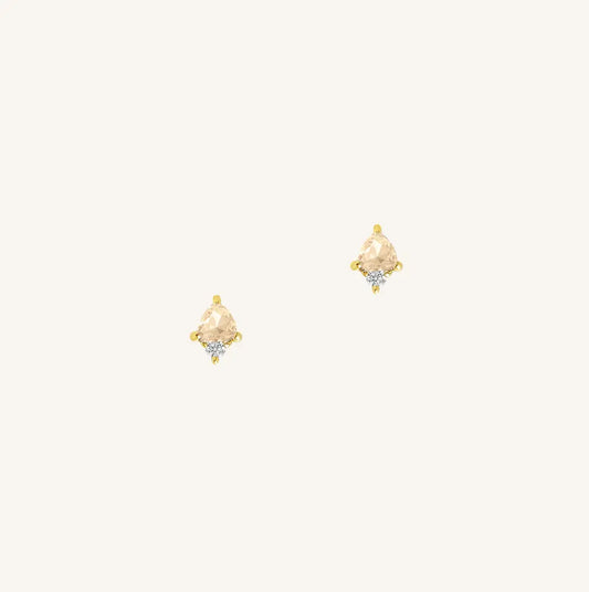 The  GOLD  November Birthstone Studs by  Francesca Jewellery from the Earrings Collection.