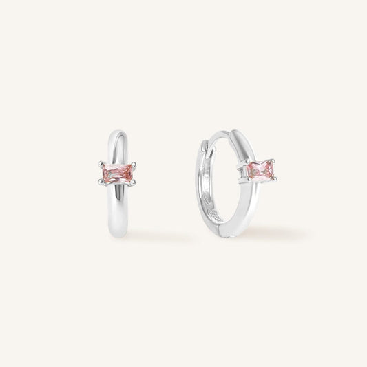 October Birthstone Huggies