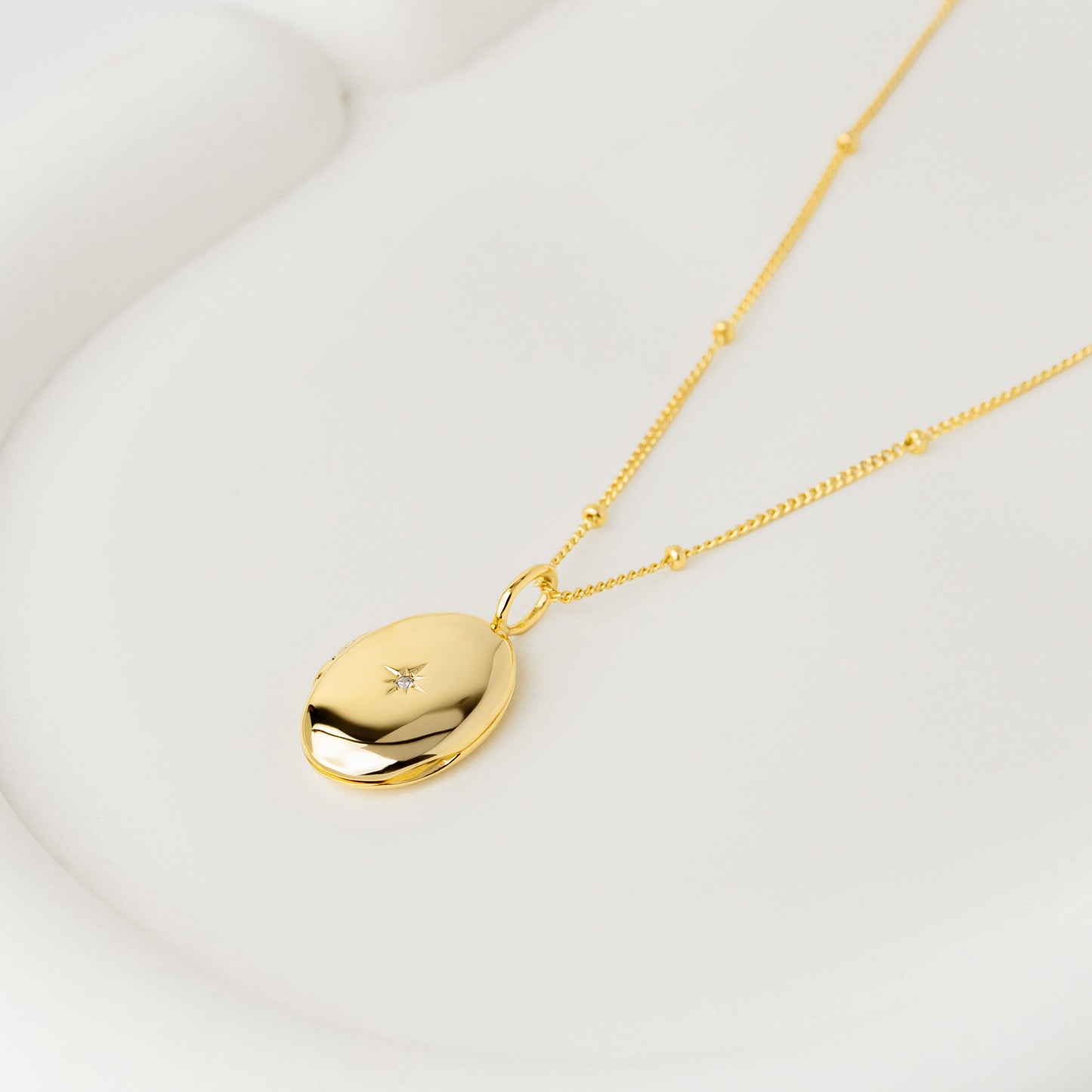 Oval Photo Locket