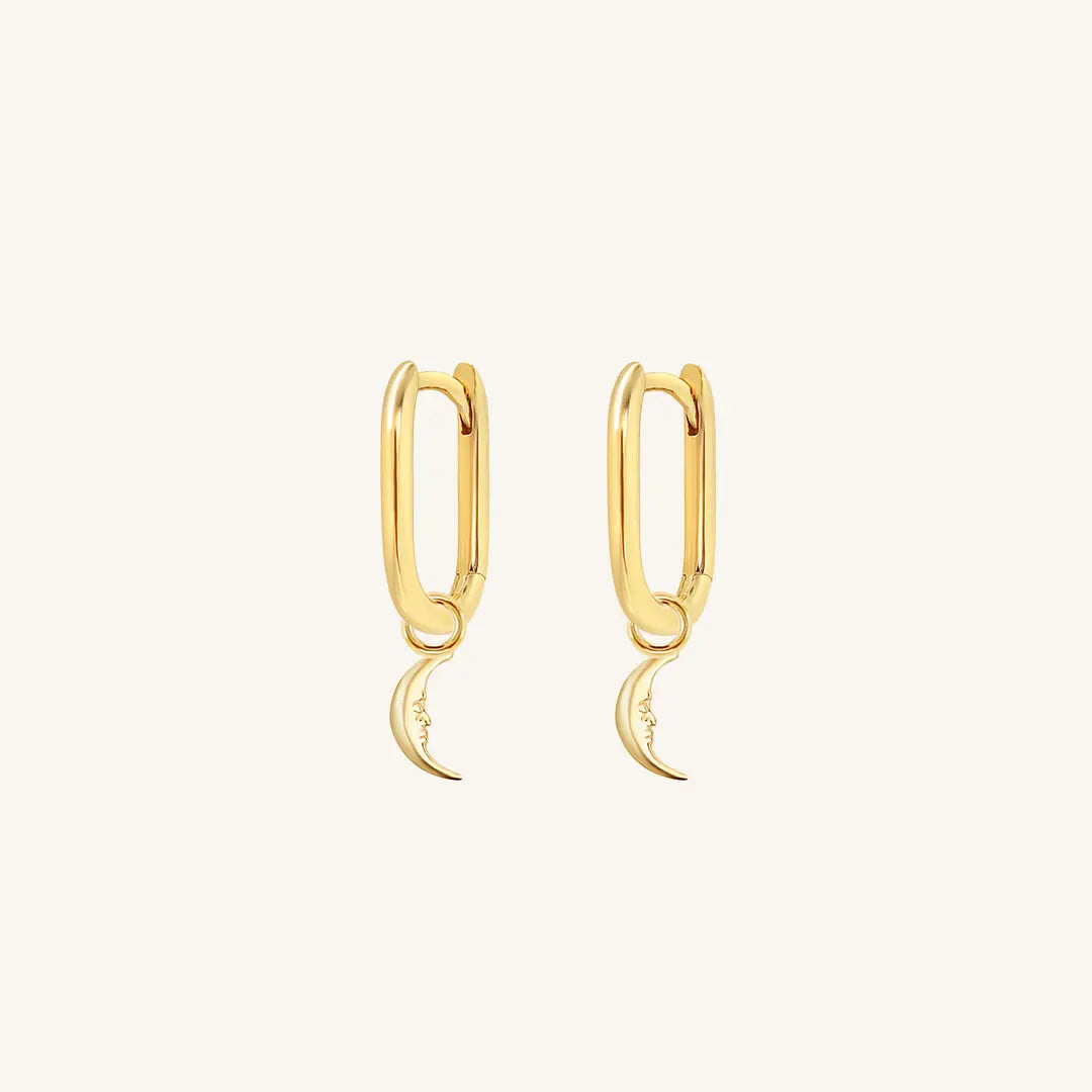 The  GOLD  Patience Marley Hoops by  Francesca Jewellery from the Earrings Collection.