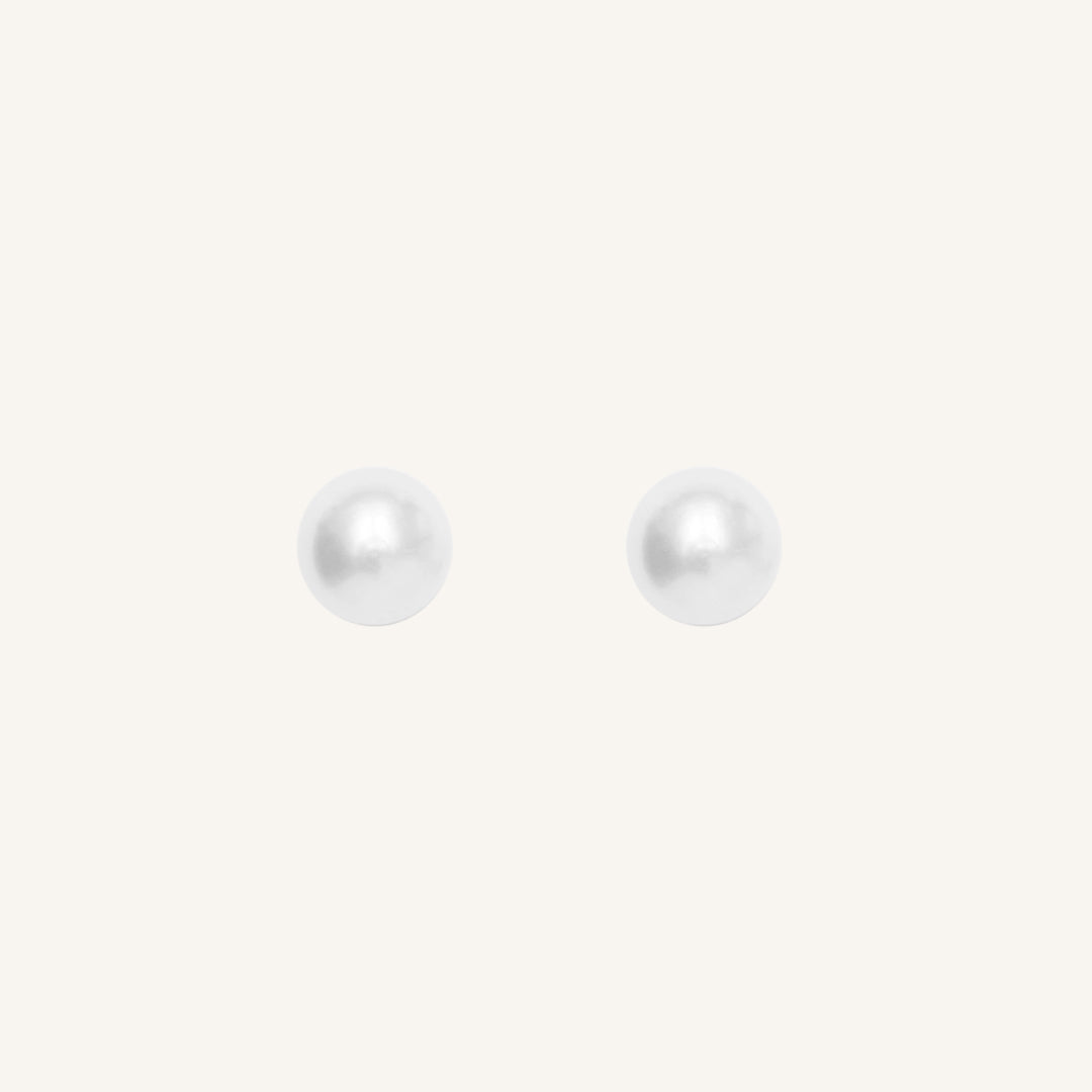 Lulu Pearl Studs - Stone of Potential