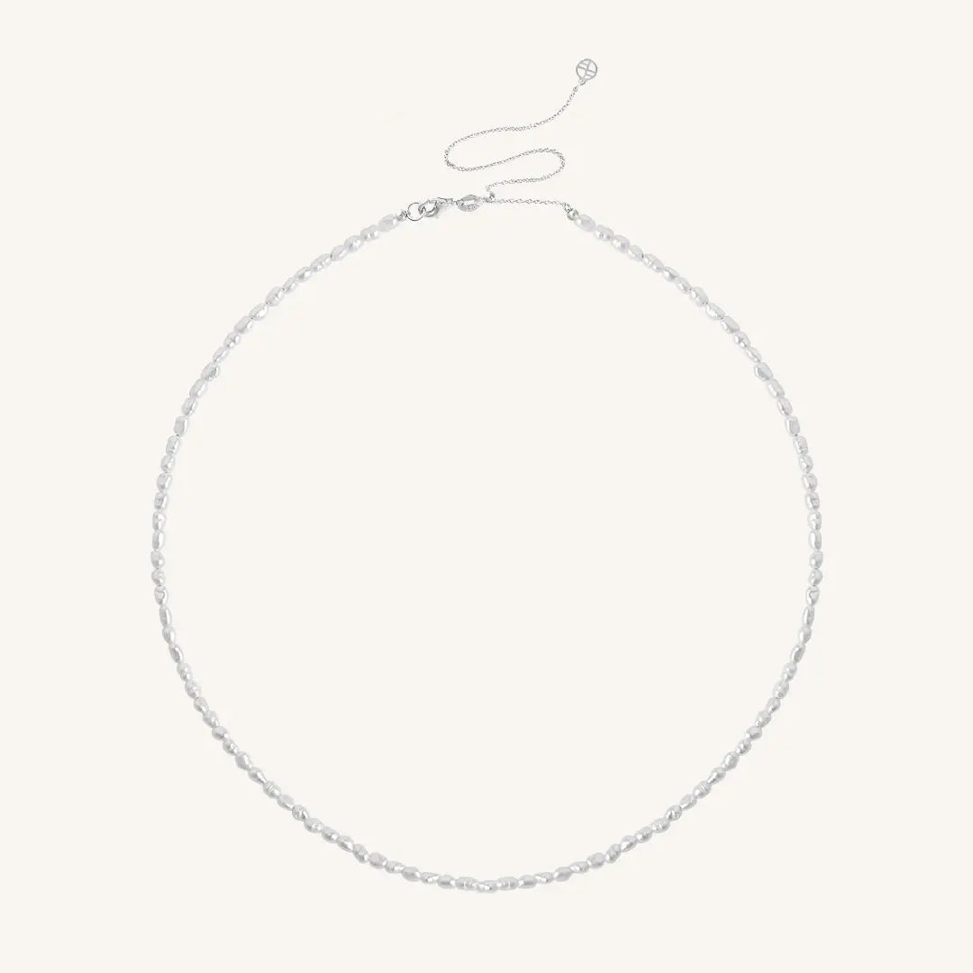 The  SILVER  Peggy Pearl Necklace by  Francesca Jewellery from the Necklaces Collection.