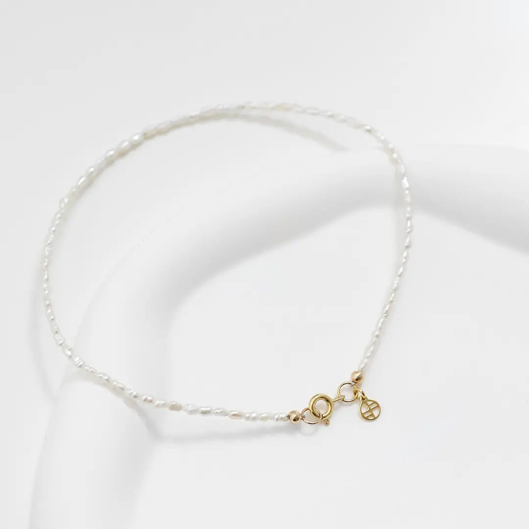 The    Peggy Pearl Anklet by  Francesca Jewellery from the Anklets Collection.