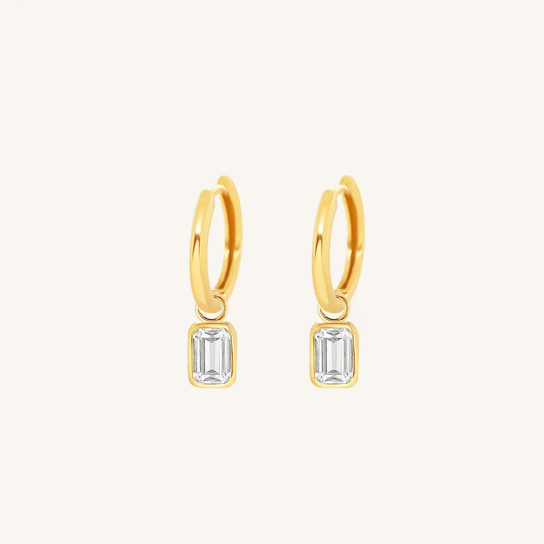 The  GOLD-Ari  Radiant Plain Hoops by  Francesca Jewellery from the Earrings Collection.