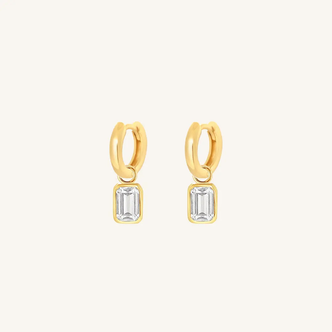 The  GOLD-Billie  Radiant Plain Hoops by  Francesca Jewellery from the Earrings Collection.