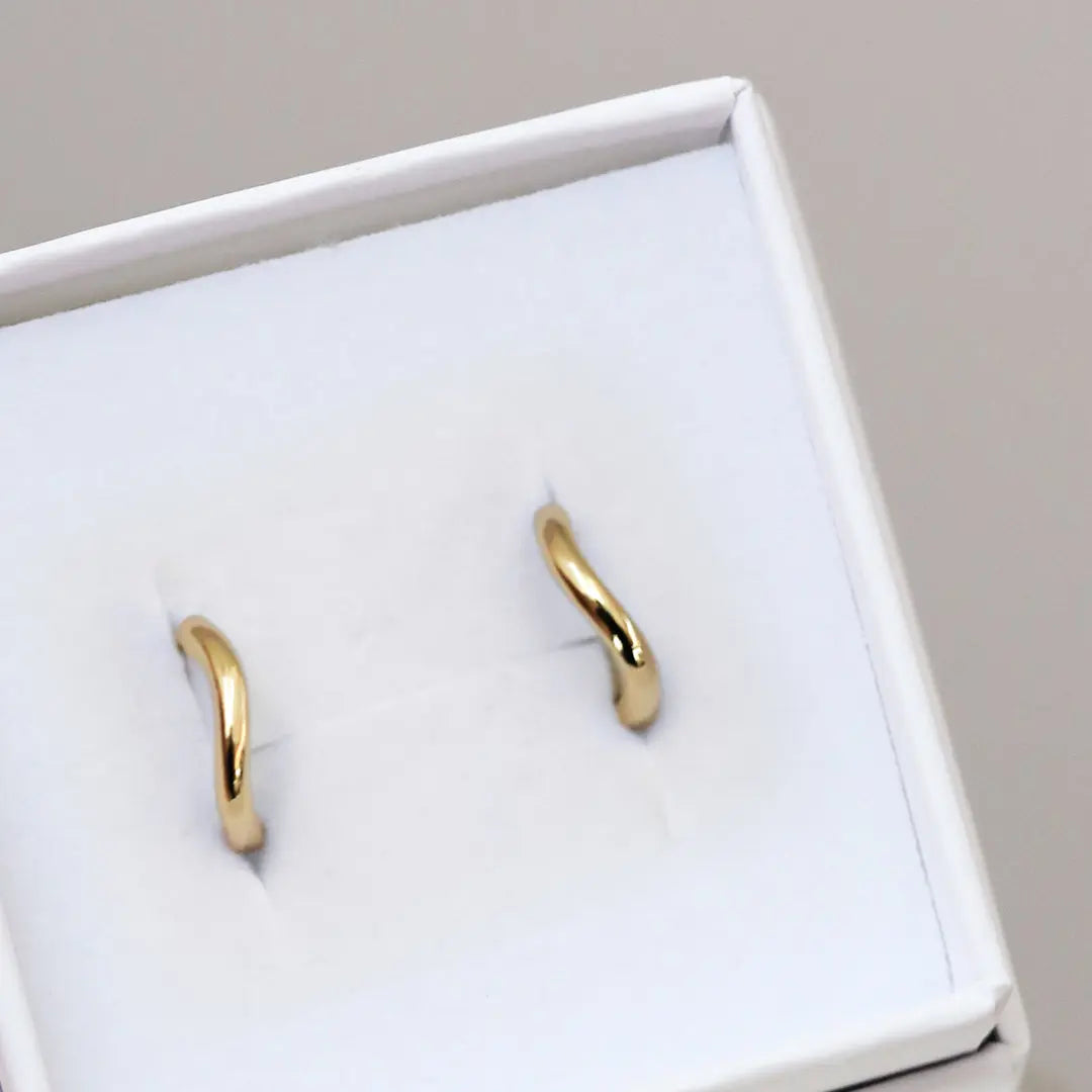 The    Ripple Hoops by  Francesca Jewellery from the Earrings Collection.