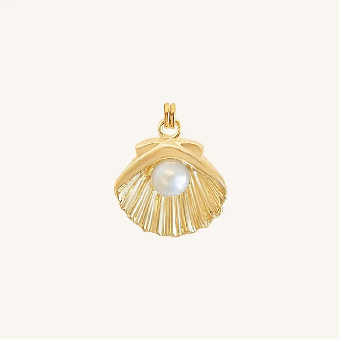 The  GOLD  Shore Pearl Charm by  Francesca Jewellery from the Charms Collection.