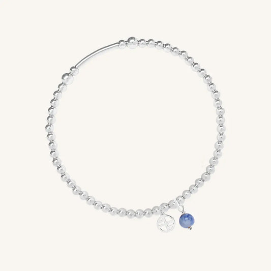 The  SILVER-L  Awareness Bracelet - Stay ChatTY by  Francesca Jewellery from the Bracelets Collection.